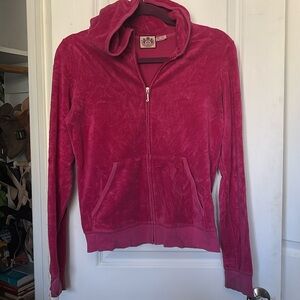 OG Juicy Couture hoody in hot pink!